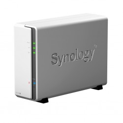 SERVEUR NAS DS-120J  SYNOLOGY Barebone Serveur NAS 1 baie 3.1 2 2 USB 2.0   1 RJ 45 Ref  DS-120J