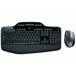 Clavier+Souris Sans fil MK710 LOGITECH en Noir USB Ref  920-002425.