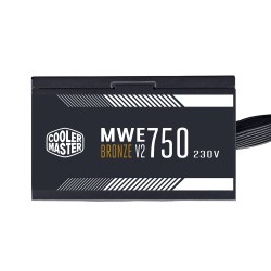 Alimentation ATX 750W COOLER MASTER MWE BRONZE V2 750W Garantie 5 ans constructeur Réf  MPE-7501-ACABW-BEU.