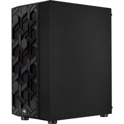 Boitier Moyen Tour ATX  AEROCOOL Hive V2 RGB NOIR 1 xUSB3.0 2 USB2.0-1 ventil-Panneau vitré Réf    ACCM-PV27043.11.