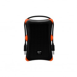 Boitier Externe 2.5 USB 3.0 NOIR Silicon Power pour hdd-ssd sata III Résistant aux chocs Réf  SP000HSPHDA30S3K.