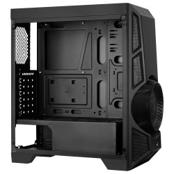 Boitier Moyen Tour ATX  AEROCOOL AERO ENGINE TEMPERED GLASS  RGB NOIR 2 xUSB2 -1 USB3 -1 ventil-Panneau vitré Réf   ACCM