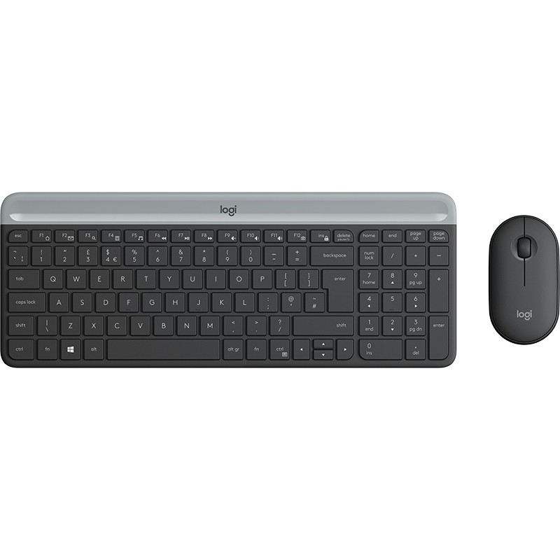 Clavier+Souris Sans fil MK470 LOGITECH Slim Wireless Combo Ref   920-009190.