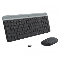 Clavier+Souris Sans fil MK470 LOGITECH Slim Wireless Combo Ref   920-009190.