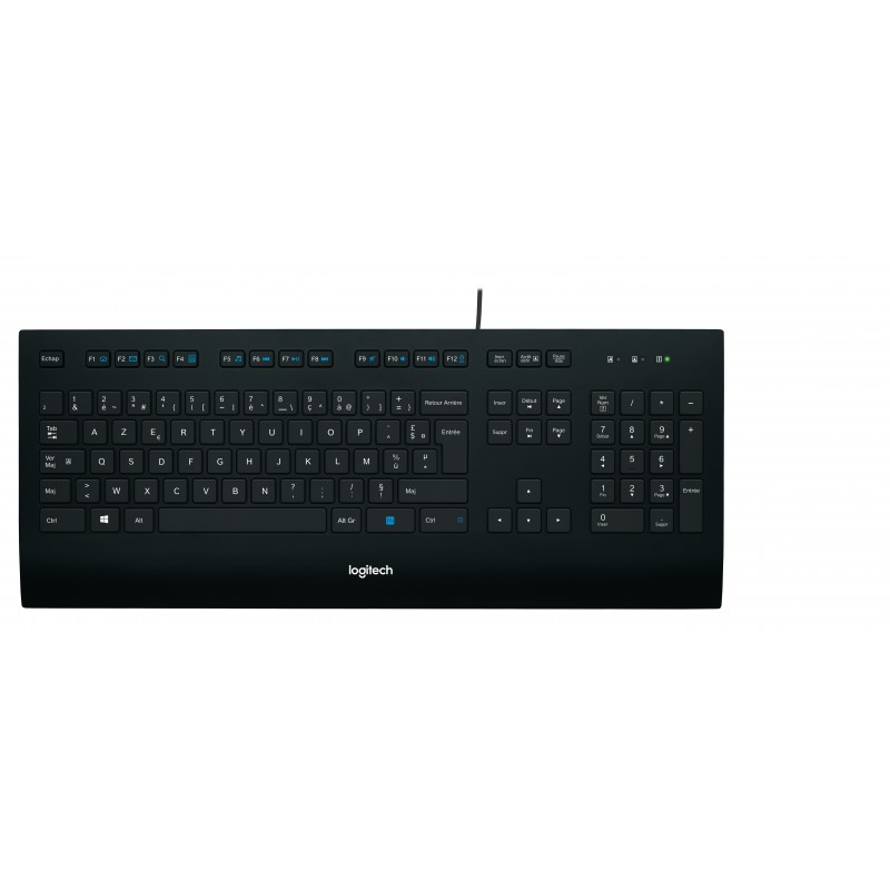 Clavier LOGITECH K280e USB Noir filaire OEM Ref  920-005210.