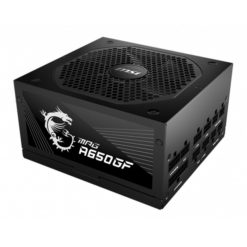 Alimentation ATX 650W MSI 80 PLUS GOLD FULL MODULAR Réf   MPG-A650GF.