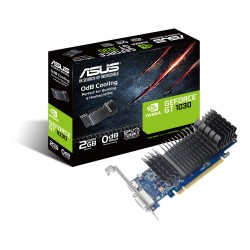 Geforce GT1030-2G-Silent- ASUS PCI Ex3.0  DDR5  DVI + HDMI Réf  GT1030-SL-2G-BRK