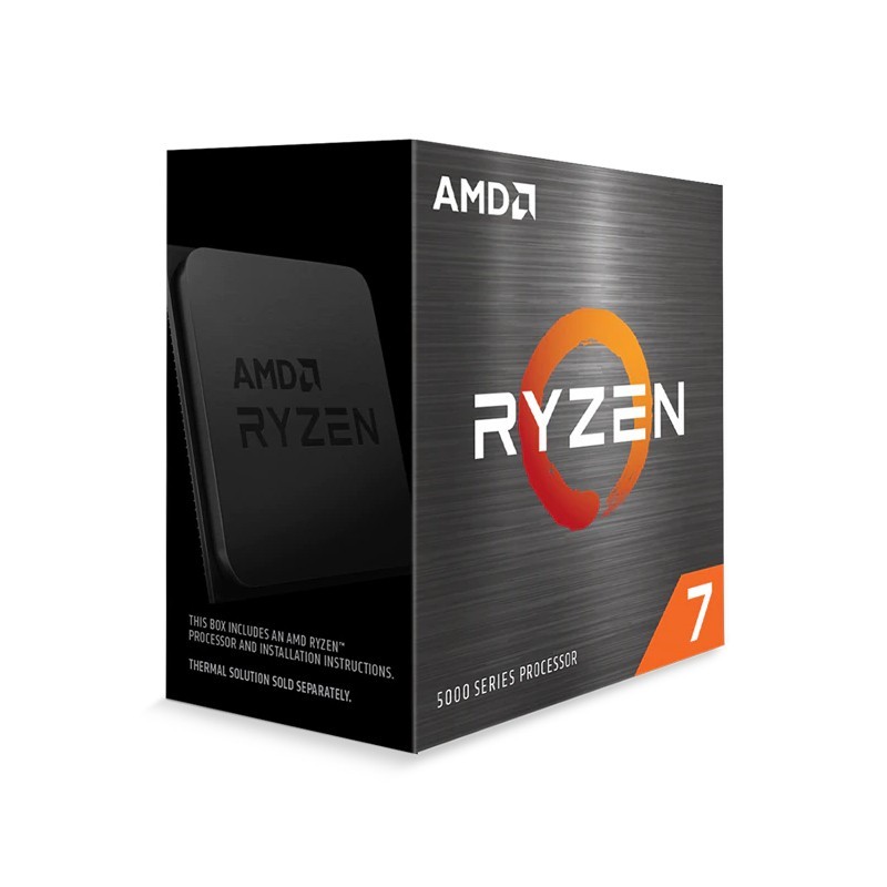 CPU AMD RYZEN 7 5800X BOX Socket AM4 3.8 GHz-8 Core 16 Thread Cache L3 32 Mo - TDP   105W Ref   100-100000063WOF.