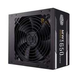 Alimentation ATX 650W COOLER MASTER MWE BRONZE V2 650W Garantie 5 ans constructeur Réf   MPE-6501-ACABW-BEU.