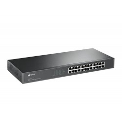 TP-LINK 24-port 10 100M Switch 24 10 100M RJ45 ports 1U 19-inch rack-mountable steel case