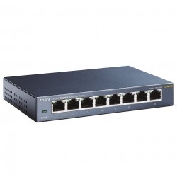 TP-LINK 8-port Desktop Gigabit Switch 8 10 100 1000M RJ45 ports steel case