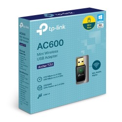 TP-LINK AC600 Dual Band Wireless USB Adapter MTK 1T1R 433Mbps at 5Ghz + 150Mbps at 2.4Ghz 802.11ac a b g n USB 2.0