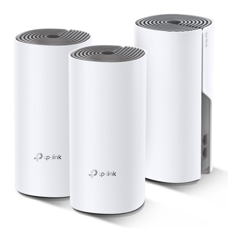 TP-LINK AC1200 Whole-Home Mesh Wi-Fi System Qualcomm CPU 867Mops at 5GHz+300Mops at 2.4GHz 2 10 100Mops Ports 2 internal ant TP-LINK AC1200 Whole-Home Mesh Wi-Fi System Qualcomm CPU 867Mops at 5GHz+300Mops at 2.4GHz 2 10 100Mops Ports 2 internal ant