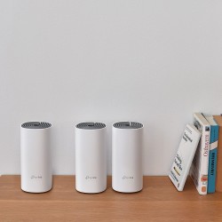 TP-LINK AC1200 Whole-Home Mesh Wi-Fi System Qualcomm CPU 867Mops at 5GHz+300Mops at 2.4GHz 2 10 100Mops Ports 2 internal ant