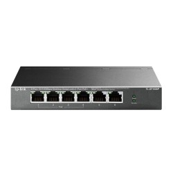 TP-LINK TL-SF1006P 6-Port 10 100Mbps Steel Desktop Switch with 4-Port PoE+ 67W PoE budget