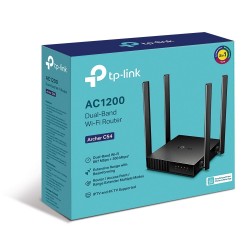 TP-LINK AC1200 Wireless Dual Band Router Mediatek 867Mbps at 5GHz + 300Mbps at 2.4GHz 802.11ac a b g n