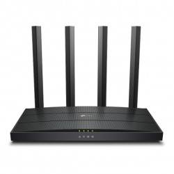 TP-LINK AX1500 Dual-Band Wi-Fi 6 Router 300Mbps at 2.4GHz + 1201Mbps at 5GHz 4x Antennas 1GHz Dual Core CPU 1x Gigabit WAN Port