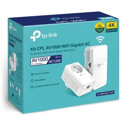 TP-LINK AV1000 Gigabit Powerline AC1200 Wi-Fi KitTP-LINK AV1000 Gigabit Powerline AC1200 Wi-Fi Kit (2 CPL)