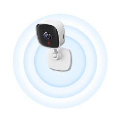 TP-LINK Home Security Wi-Fi Camera 1080p 2.4GHz Motion Detection and Notifications Sound and Light Alarm Remote Control