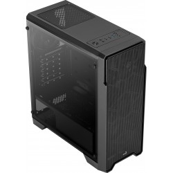 Boitier Moyen Tour ATX  AEROCOOL Ore-A-SATURN RGB NOIR -2USB2-1USB3- 4 ventilateurs Réf   ORE-A-SATURN-RGB.