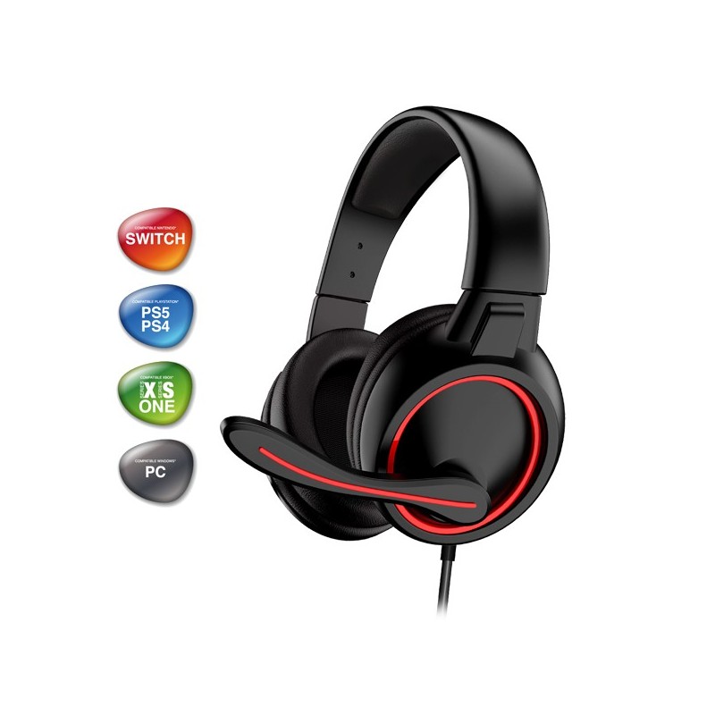 casque-advance-gta-210-filaire-jack-35-noir-et-ro