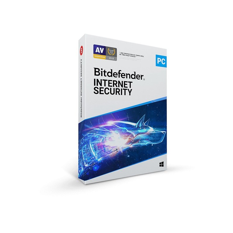 BITDEFENDER INTERNET SECURITY BOX LICENCE POUR 5 PC / 2 ANS Ref : CR_IS_5_24_FR.