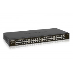 NETGEAR GS348 48-Port Gigabit Ethernet Unmanaged Switch Rackmount Fanless Metal Cost-effective Low-power consumption