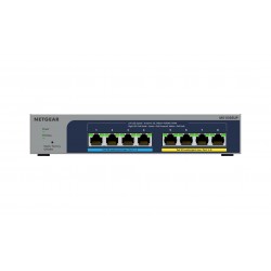 NETGEAR MS108EUP 8-Port Ultra60 PoE++ Multi-Gigabit 2.5G Ethernet Plus Switch with 230W PoE-Budget 1G 2.5G-Ports for WiFi-6-AP