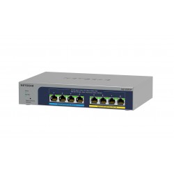 NETGEAR MS108EUP 8-Port Ultra60 PoE++ Multi-Gigabit 2.5G Ethernet Plus Switch with 230W PoE-Budget 1G 2.5G-Ports for WiFi-6-AP
