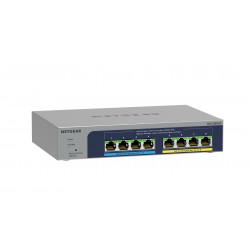 NETGEAR MS108EUP 8-Port Ultra60 PoE++ Multi-Gigabit 2.5G Ethernet Plus Switch with 230W PoE-Budget 1G 2.5G-Ports for WiFi-6-AP