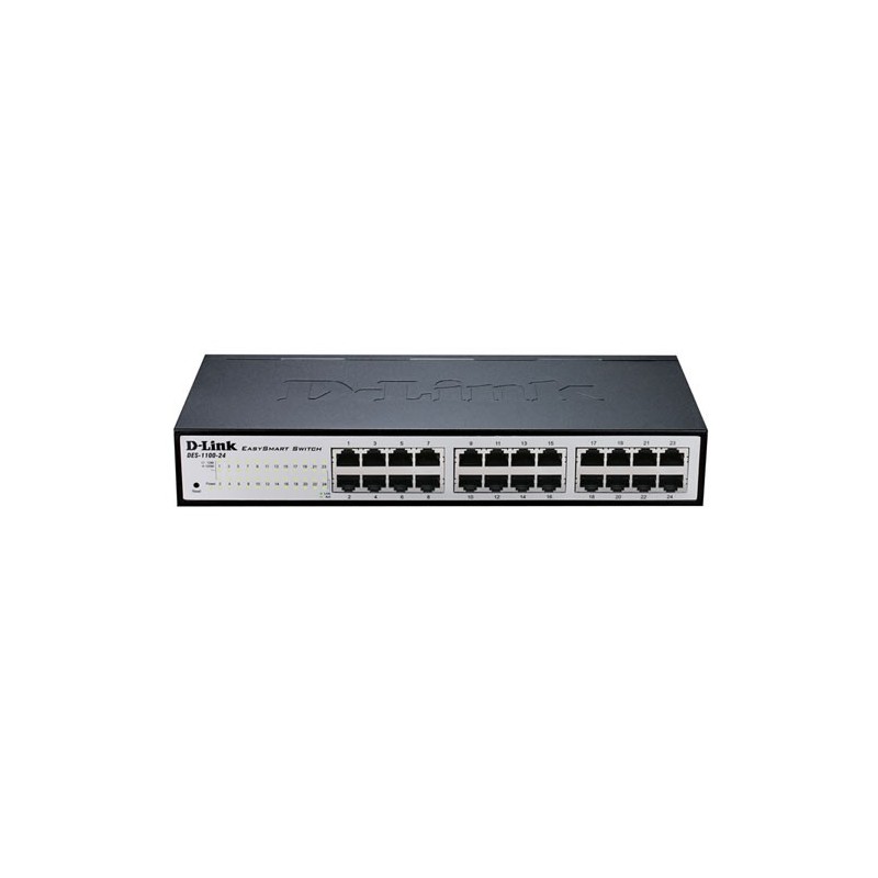 D-LINK 24-Port Layer2 Smart Gigabit Switch 24x 10 100 1000Mbps TP RJ-45 Port802.3x Flow Control Trunking up to 8 Ports