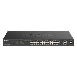 D-LINK 26-Port Layer2 PoE+ Gigabit Smart Managed Switch 24x 10 100 1000Mbps TP RJ-45 PoE Port 802.3at Power-over-Ethernet