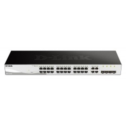 D-LINK 28-Port Layer2 Smart Managed Gigabit Switch dlink green 3.0 24x 10 100 1000Mbit s TP RJ-45 Port4x TP Combo Port SFP Slot