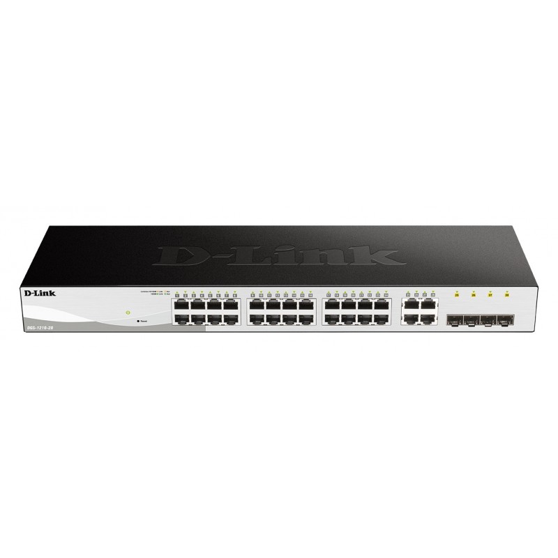 D-LINK 28-Port Layer2 Smart Managed Gigabit Switch dlink green 3.0 24x 10 100 1000Mbit s TP RJ-45 Port4x TP Combo Port SFP Slot