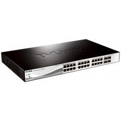 D-LINK 28-Port Layer2 PoE Gigabit Smart Managed Switch dlink green 3.0 24x 10 100 1000Mbit s TP RJ-45 PoE Port 802.3at