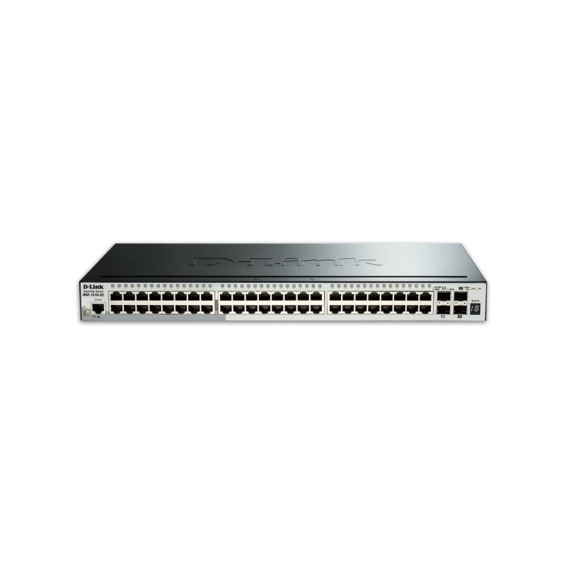 D-LINK 52-Port Smart Managed Gigabit Stack Switch 4x 10G dlink green 3.0 48x 10 100 1000Mbit s TP RJ-45 Port 4x 10Gbit s Fiber S