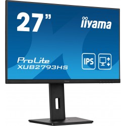 Moniteur 27 IIYAMA - XUB2793HS-B7 IPS Ultra mince 1ms 100Hz - 1x HDMI 1xDP - Haut Parleur - 15 cm pied reglable en haute