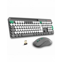 Pack Clavier + Souris S.fil ADVANCE PEPS 2.4GHz - COLORIS VERT Réf   CLS-SMT-GN.