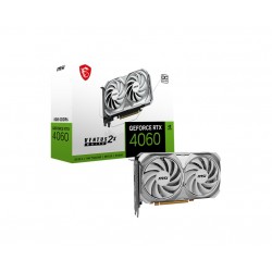 Carte RTX 4060 VENTUS 2X 8Go White GDDR6- 1 x HDMI - 3 DP Réf   912-V516-030R.