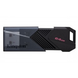 Cles 64Go USB 3.2 KINGSTON DataTraveler Exodia Onyx Réf   DTXON 64GB - Rétractable Sorecop inclus.