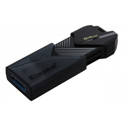 Cles 64Go USB 3.2 KINGSTON DataTraveler Exodia Onyx Réf   DTXON 64GB - Rétractable Sorecop inclus.