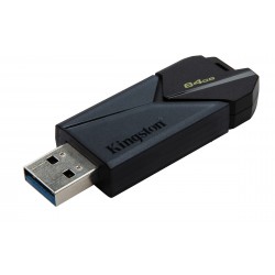 Cles 64Go USB 3.2 KINGSTON DataTraveler Exodia Onyx Réf   DTXON 64GB - Rétractable Sorecop inclus.