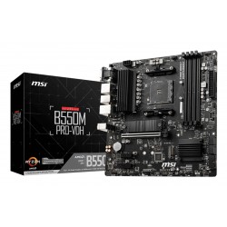 Carte Mère MSI B550M PRO VDH - mATX - 4x DDR4 - DP - HDMI - VGA 4x SATA 6Gb s + 2x M.2 - RJ45 USB2.0 - USB3.2 - USB3.0 T