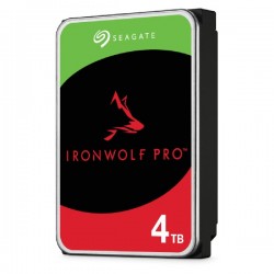 Disque Dur 3.5 4To SATA3 SEAGATE IronWolf Pro NAS - 7200rpm - 256Mo de cache - Ref   ST4000NT001 Garantie constructeur.