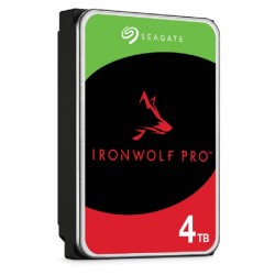 Disque Dur 3.5 4To SATA3 SEAGATE IronWolf Pro NAS - 7200rpm - 256Mo de cache - Ref   ST4000NT001 Garantie constructeur.
