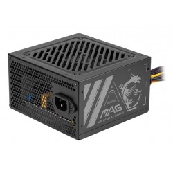 Alimentation ATX 500W 12Cm - MSI 80 PLUS - NON MODULAIRE - 1x P8 - 3x SATA - 2x Molex - Réf   MAG A500N-H.