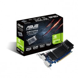 Geforce GT730-2GD5 SILENT- ASUS PCI Ex2.0  DDR5  DVI + HDMI+ VGA Réf  GT 730 2GB DDR5 SL BRK