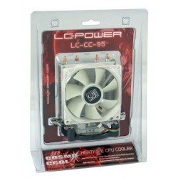 Ventilateur LC POWER Cosmo Cool Intel LGA 1150 1151 1155 1156 1200  1700 1851 AMD  FM1 FM2 AM2 AM3  AM4 AM5  -  Réf   LC