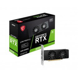 Carte RTX 3050 6GB LP OC (2X) - MSI GDDR6 - 2x HDMI - 1x DisplayPort PCI Express 4.0 Réf   V812-023R.