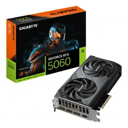 GIGABYTE RTX5060 8Go Windforce OC - GDDR6 - 1x HDMI - 3x DP Réf   GV-N5060WF2OC-8GD.